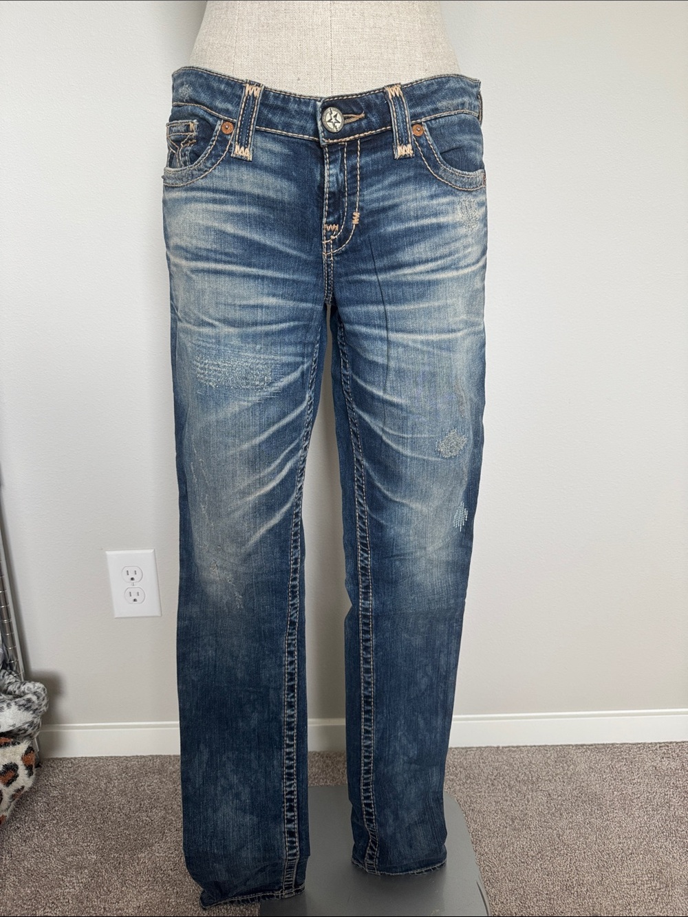 Big Star Dark Blue Denim Jeans